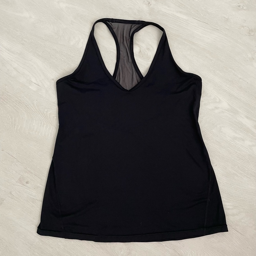 Black Racerback Tank